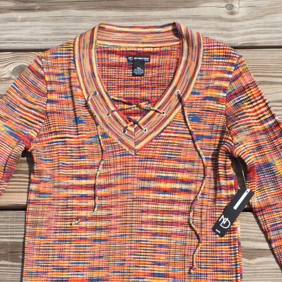New Directions Sweaters - New Directions Multi-color light weight sweater